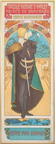 After Alphonse Mucha for Sarah Bernhardt Poster