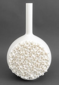 Lladro Canvas Tapestry Porcelain Vase