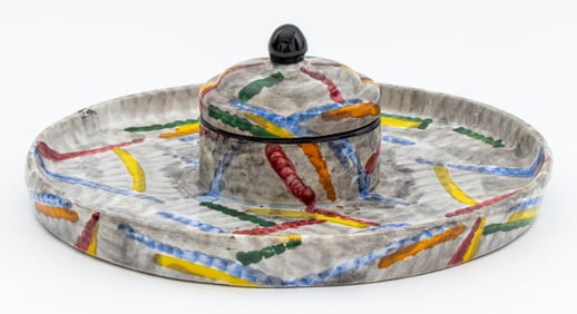 Eva Zeisel Attr. German Modernist Ceramic Inkwell