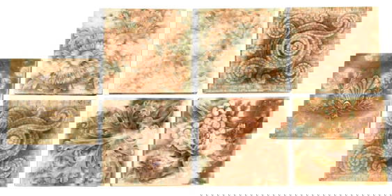 Foliate Encaustic Ceramic Tiles, 7 (1 of 9)