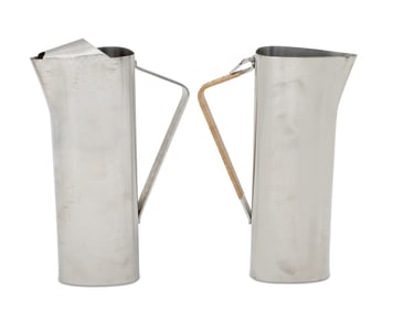 Danish Lundofte Stainless Steel Pitchers, 2