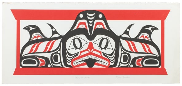 Jaalen Edenshaw "Memorial Shark" Lithograph