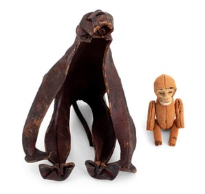 Folk Art Monkey Form Articles, 2