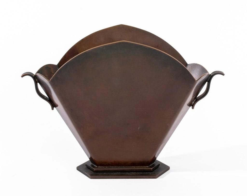 Art Deco Patinated Bronze Vase (1 of 6)