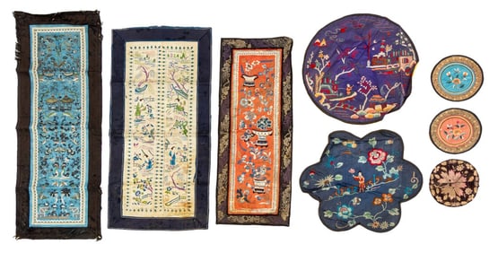 Chinese Silk Embroidery Panels and Roundels, 14