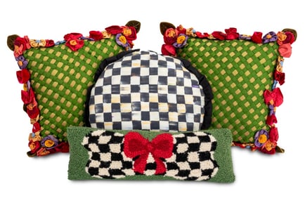 MacKenzie-Childs Throw Pillows, 4