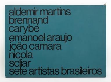"Sete Artistas Brasileiros" Serigraphs, 7