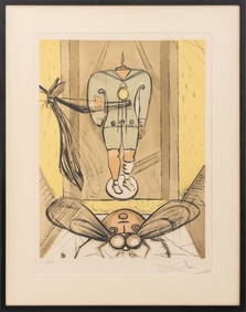 Salvador Dali Headless Man and Fly Lithograph (1 of 5)