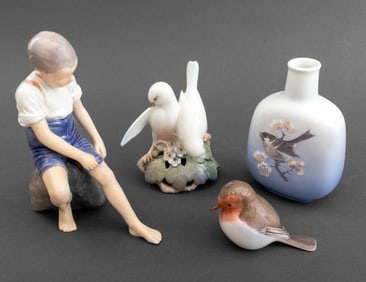 Denmark Porcelain Figurines, 4