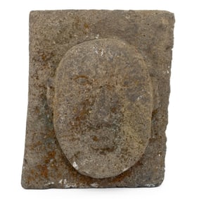 Medieval Revival Stone Mask Architectural Element