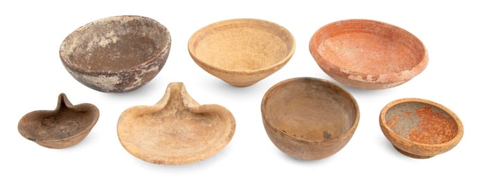 Iron Age Ancient Terracotta Vessels, 7