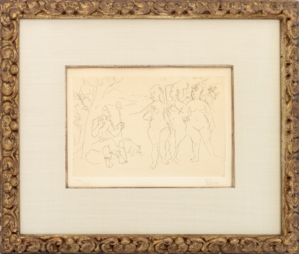 Jack Levine "The Judgement of Paris" Etching (1 of 6)