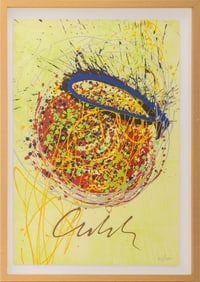 Dale Chihuly "Confetti Blast" Lithograph, 2010