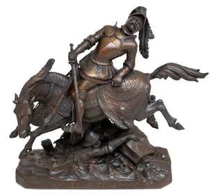 Jean Gechter "Charles le Temeraire" Bronze