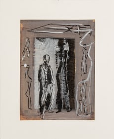 Mario Sironi Architettura Tempera on Paper, 1930