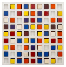 Domenick Capobianco "Grid + Blocks" Sculpture