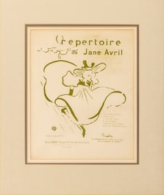 Henri de Toulouse-Lautrec "Repertoire de Jane..."