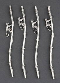 Tiffany & Co. Sterling Silver Singerie Straws, 4 (1 of 3)