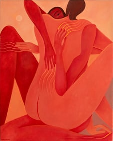 Laura Berger "A Light Touch I" Oil on Canvas, 2021