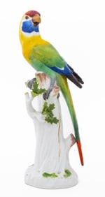 Meissen Porcelain Parrot
