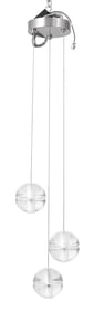 Omer Arbel for Bocci 14 Series 3-Globe Chandelier