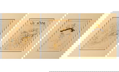 Henri de Toulouse-Lautrec "Le Rire" Covers, 1890s (1 of 20)