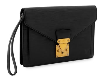 Louis Vuitton Epi Pochette Sellier Dragonne Clutch