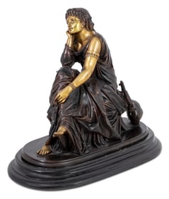 Pierre Schoenewerk "Erato" Patinated Bronze