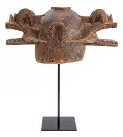 Senufo "Wanyugo" Firespitter Helmet Mask, 19th C.