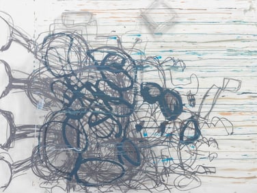 Elfi Schuselka Abstract Composition Mixed Media