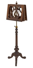 Victorian Mahogany Duet Music Stand