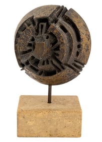 Aldo Calo Attr. Abstract Bronze Sculpture