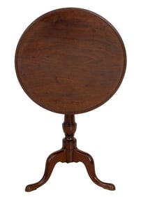 George III Mahogany Tilt-Top Tripod Table
