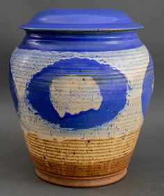 Thomas Reece Studio Art Pottery Covered Jar