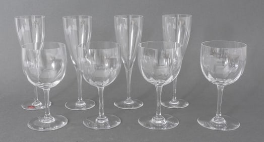 Baccarat "Perfection" Pattern Glasses, 8