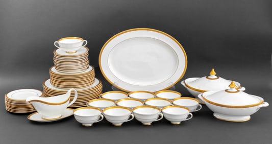 Royal Doulton "Royal Gold" Dinner Service for 12