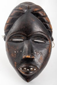 African Dan Carved Wood Mask