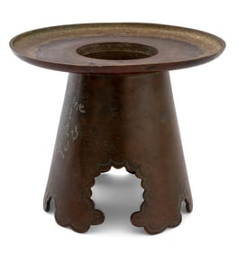 Japanese Bronze Ikebana Usubata Vase