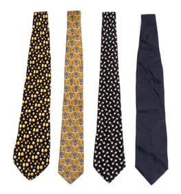 Chanel, Etc. Designer Silk Ties, 4