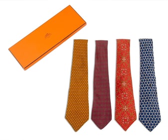 Hermes Silk Ties, 4