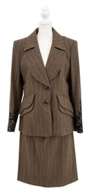 Christian LaCroix Wool Skirt Suit
