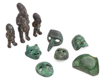 Assortment of Bronze Figurines, 9