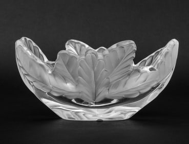Lalique "Compiegne" Frosted Crystal Bowl