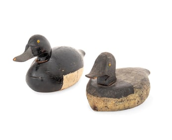 American Painted & Carved Wood Duck Decoys, 2