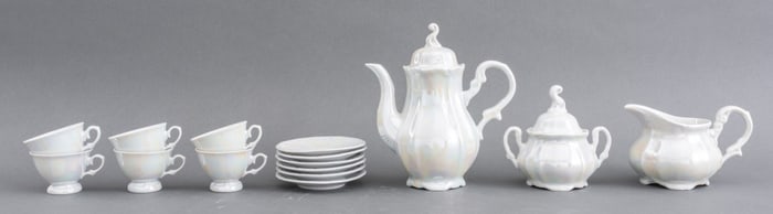 Celia Portuguese Lusterware Tea Set for 6