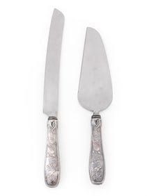 Tiffany & Co. "Audubon" Silver Serving Set, 2 Pcs.