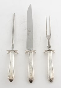 Insico Sterling Silver Carving Set, 3 Pcs.