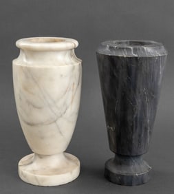 Marble Footed Vases, 2
