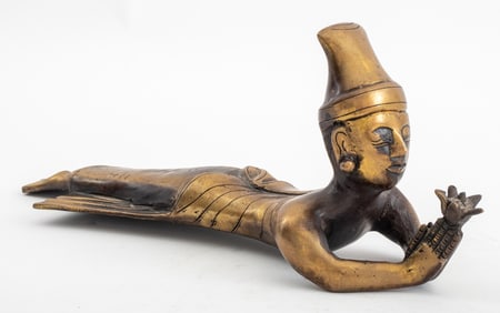 Indonesian Brass Figural Sculpture