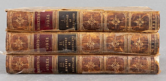 "Robertson's Work" History of Scotland, 3 Volumes